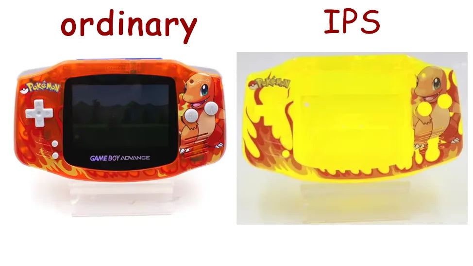 Pokémon GBA Shell IPS Full Set Housing Shell Cover for Console GBA Case Shell
