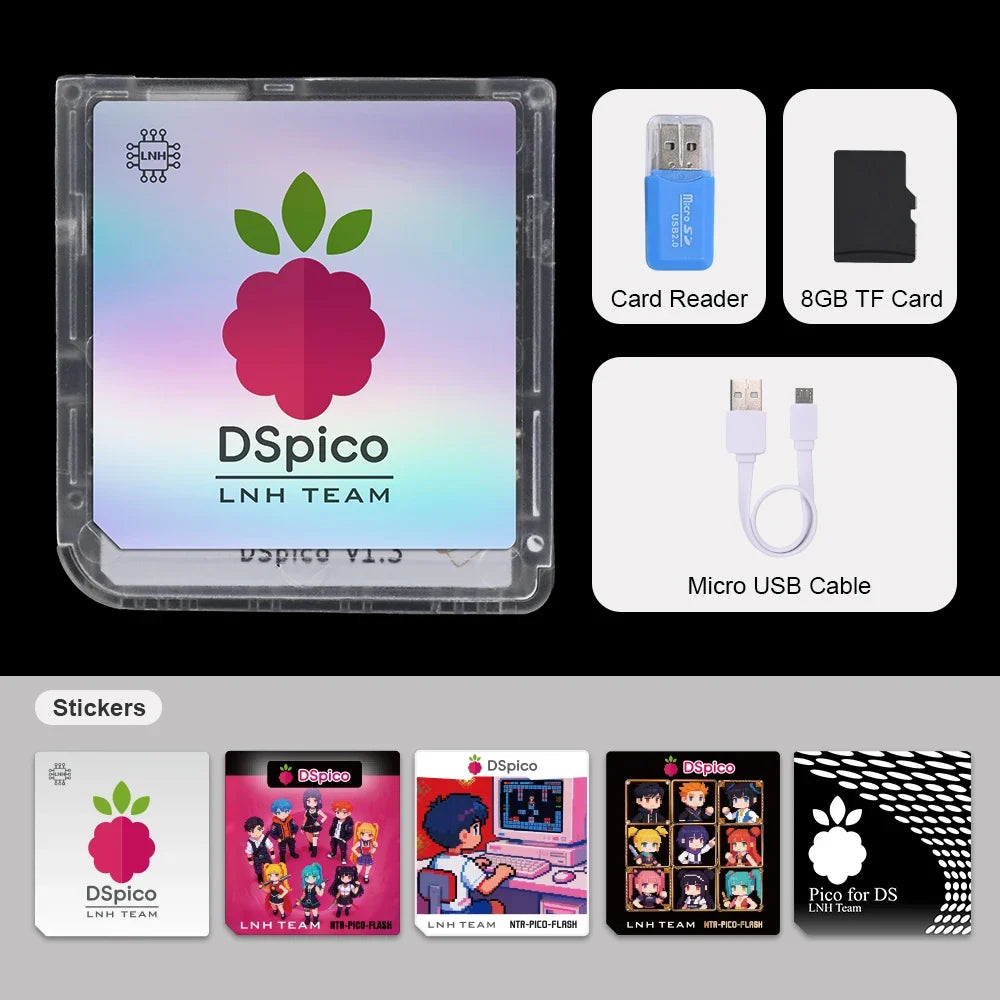 RP2040 MCU DSpico Game Reader Compatible With NDS NDSL DSi 3DS Console