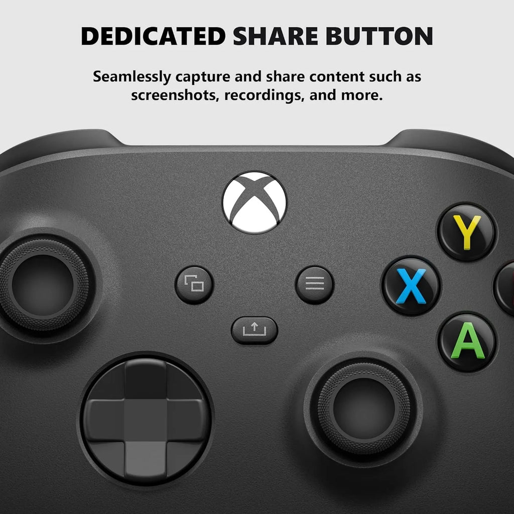 Microsoft Xbox Wireless Controller Carbon Black, Xbox & PC
