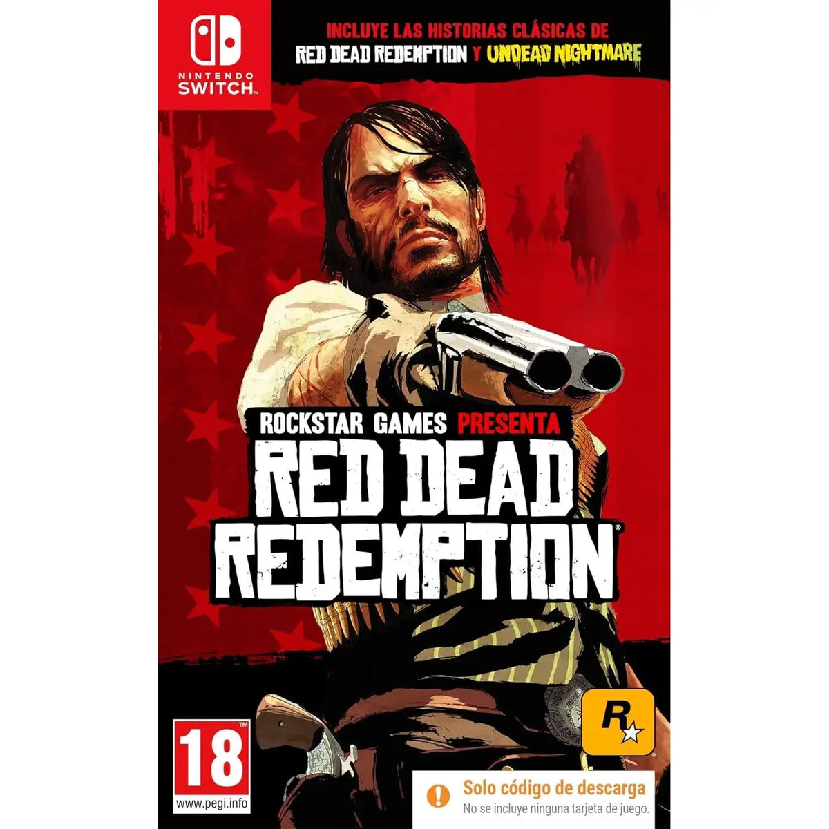 Red Dead Redemption + Undead Nightmare, Code in Box, Switch PAL ES