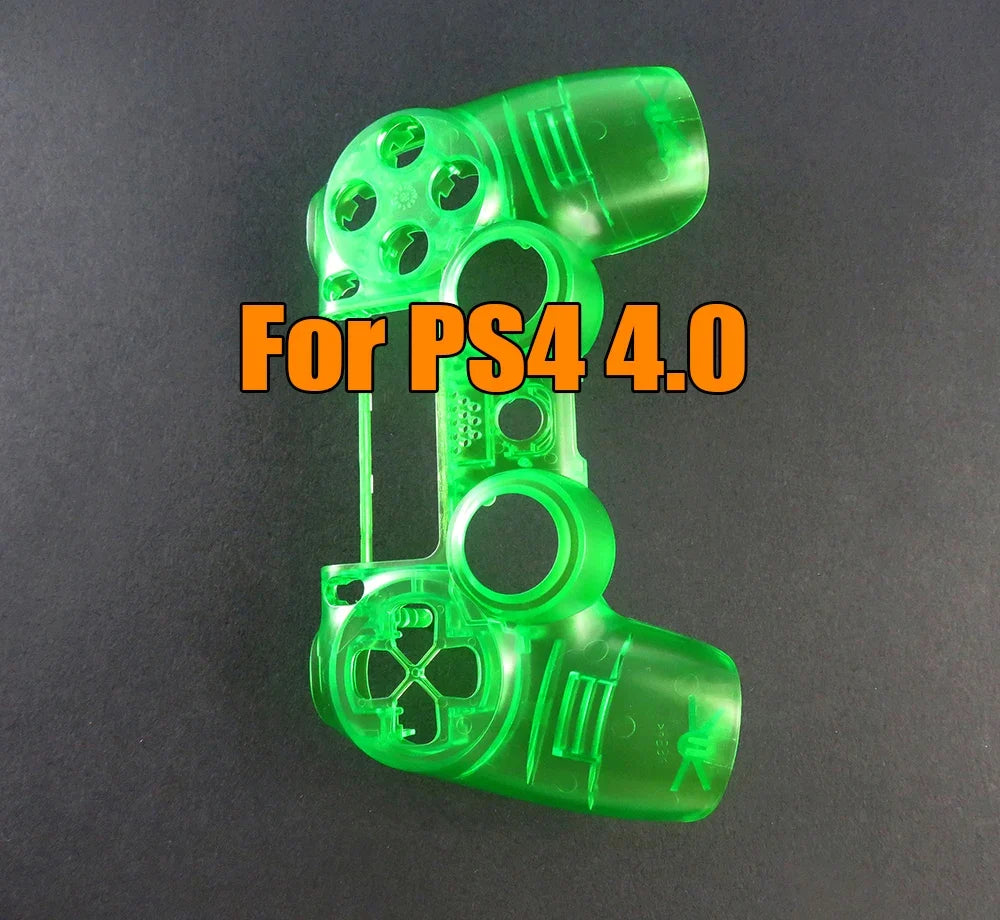 1pcs For Playstation 4 PRO JDM 040 JDS 040 Transparent PS4 Controller JDS-040 Faceplate Front Shell Upper Cover Case