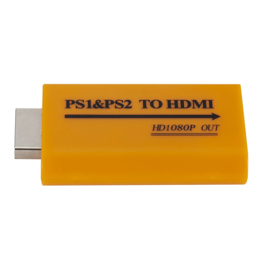 PS1 PS2 to HDMI Adapter with 1080P Video Output for HDTV