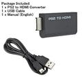 PS1 and PS2 to HDMI Converter, Up to 1080p Output, Audio Out