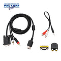 RetroScaler Dreamcast VGA Cable, High Definition + RCA Adapter