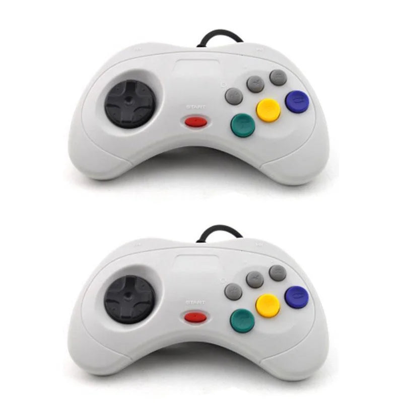 USB Wired Controller For Segas Saturn Gamepad JoyPad For SEGAs Saturn System Joystick