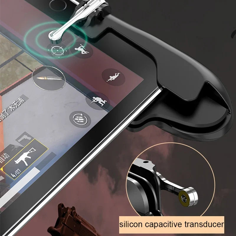Mobile Phone & Tablet L1R1 Trigger Gamepad for iPad, PUBG & COD