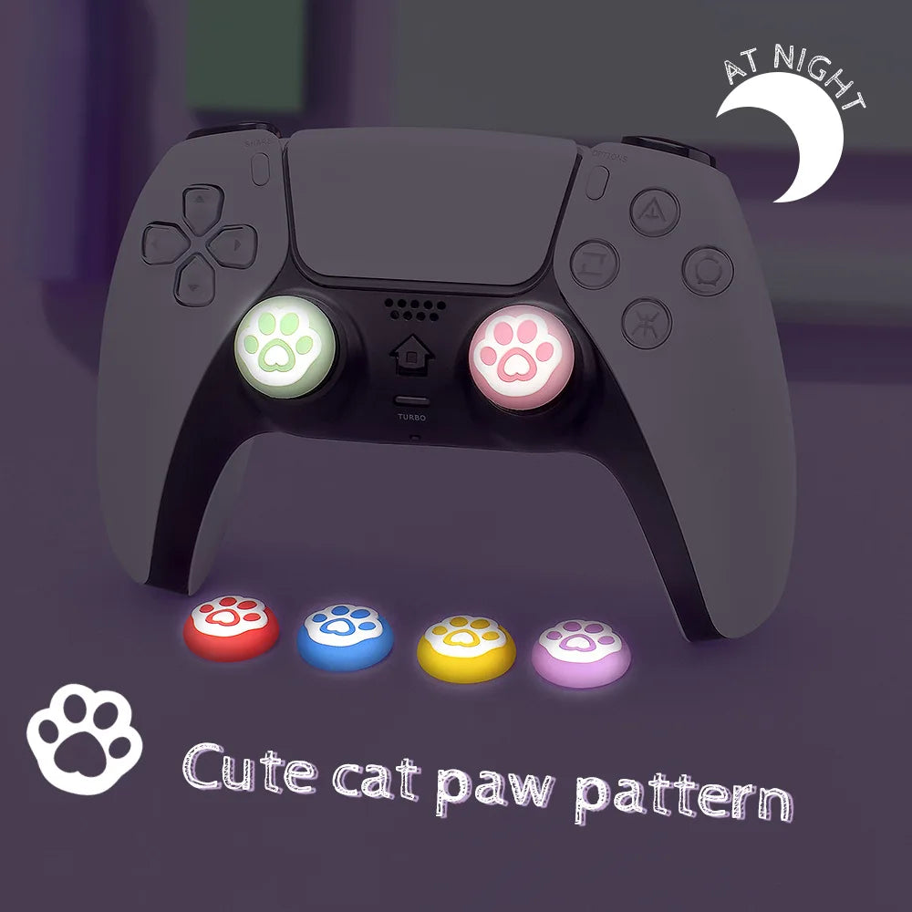 KomoKe Luminous Thumb Grip Caps for PS5, PS4, Xbox, Switch Pro