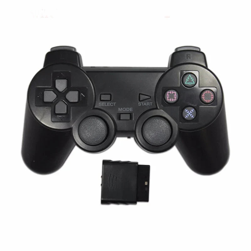 Transparent Wireless Gamepad for Sony PS2, Bluetooth 2.4G