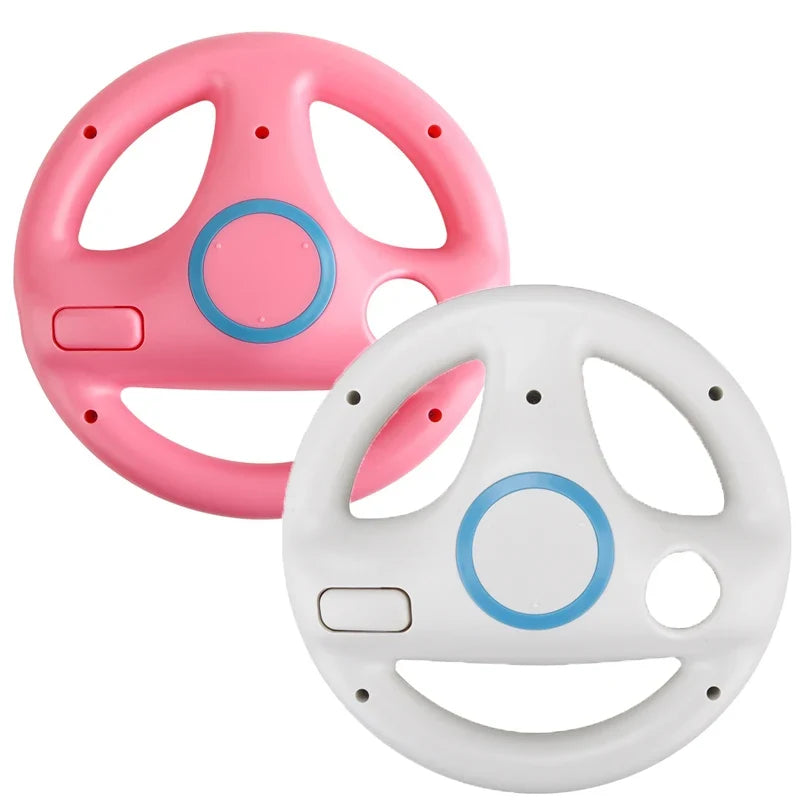 Racing Steering Wheel Attachment for Wii Remote, 1 Pair