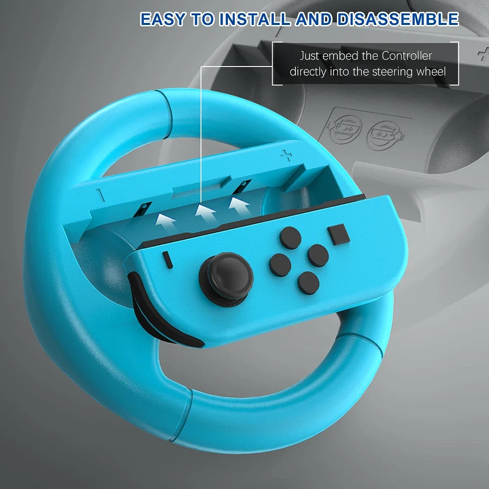 Switch OLED Racing Steering Wheel Grip, 2pcs/Set SL SR