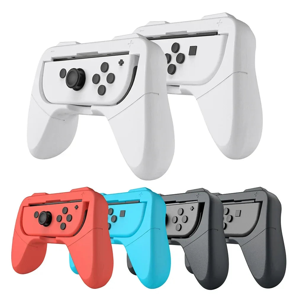 Nintendo Switch OLED Joy-Con Grip Bracket Wheel, 2 Pack