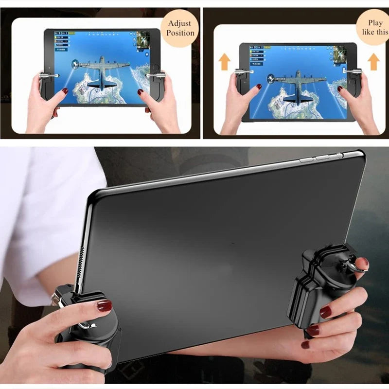 Mobile Phone & Tablet L1R1 Trigger Gamepad for iPad, PUBG & COD