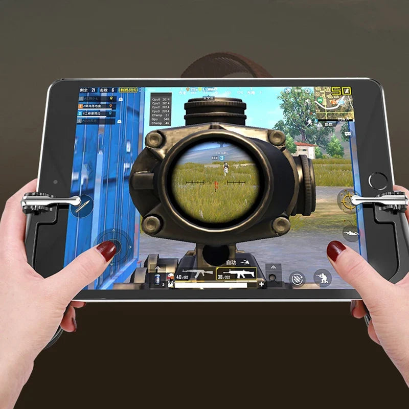 Mobile Phone & Tablet L1R1 Trigger Gamepad for iPad, PUBG & COD