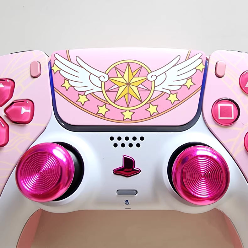 Sony PS5 Controller with Hall TMR Joysticks, Sakura Star Edition