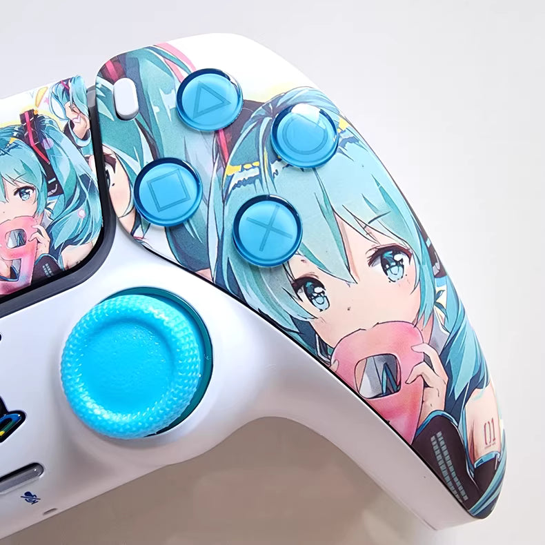 Sony PS5 Controller with Hall TMR Joysticks, Hatsune Miku Edition