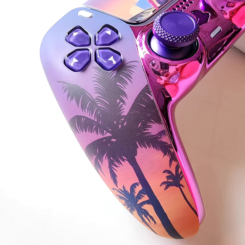 Sony PS5 Controller with Hall TMR Joysticks, GTA Purple Coconut