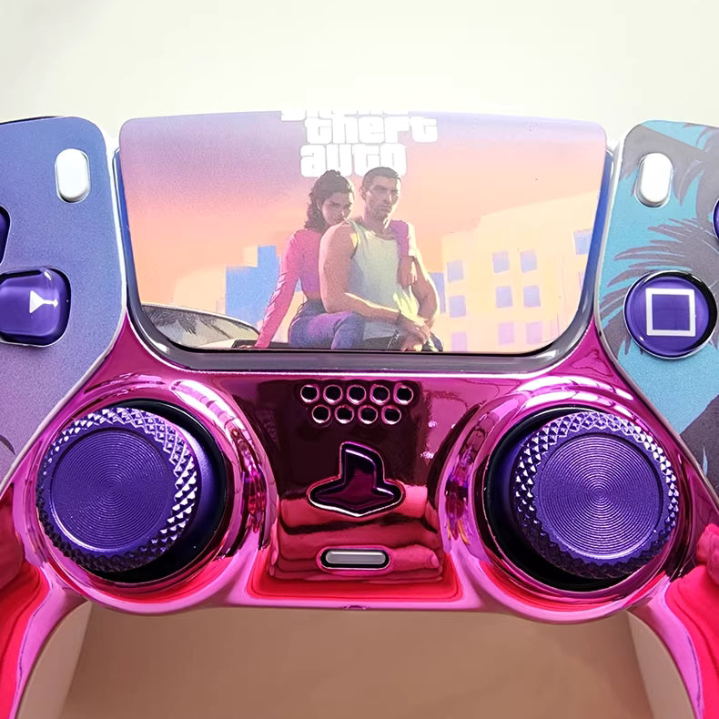 Sony PS5 Controller with Hall TMR Joysticks, GTA Purple Coconut