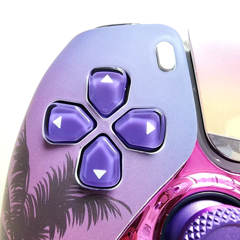 Sony PS5 Controller with Hall TMR Joysticks, GTA Purple Coconut