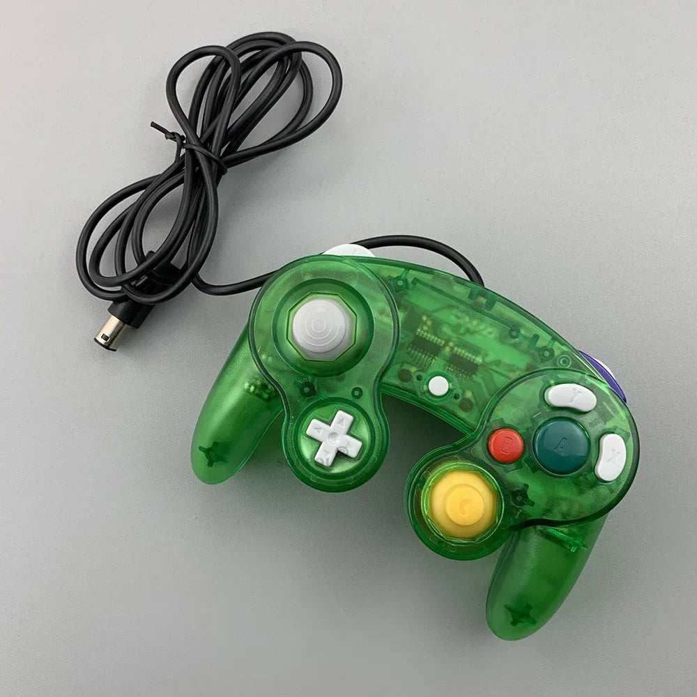 New Wired Game Controller for GameCube NGC Single Button Wired Gamepad Joystick for NGC Game Console
