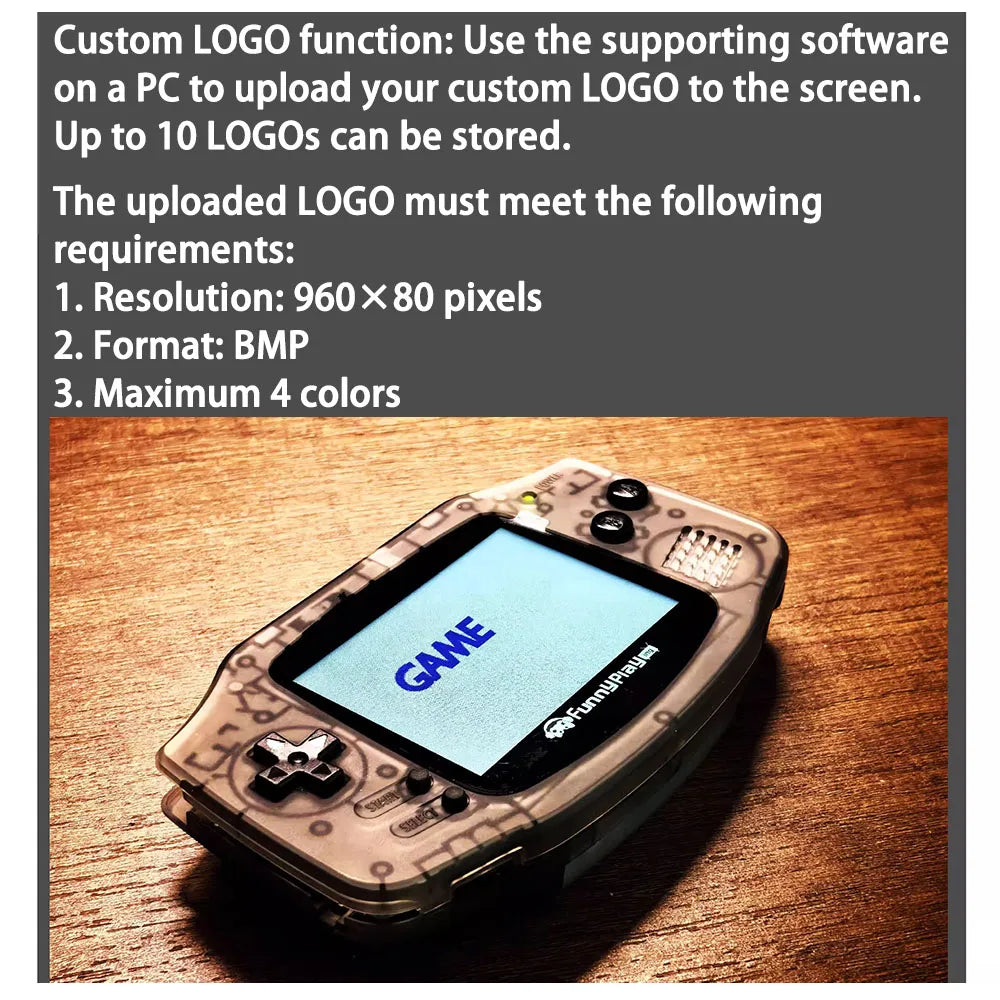 GBA V4 IPS MAX 3.2-Inch Laminated LCD Kit with Dedicated Shell
