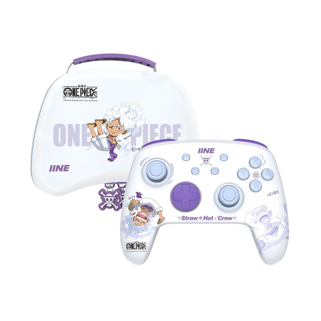 IINE Cartoon Design Wireless Pro Controller Wake up Macro Turbo Function RGB Lihting Compatible with Nitendo Switch