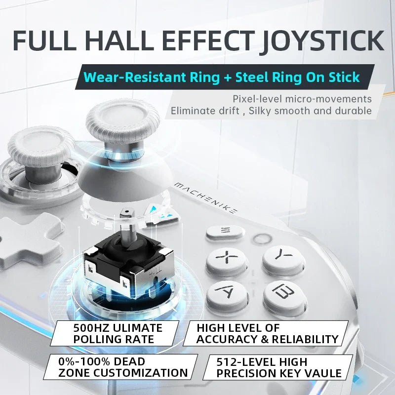 Machenike G5 Pro Wireless Controller, Hall Effect, Switch & PC