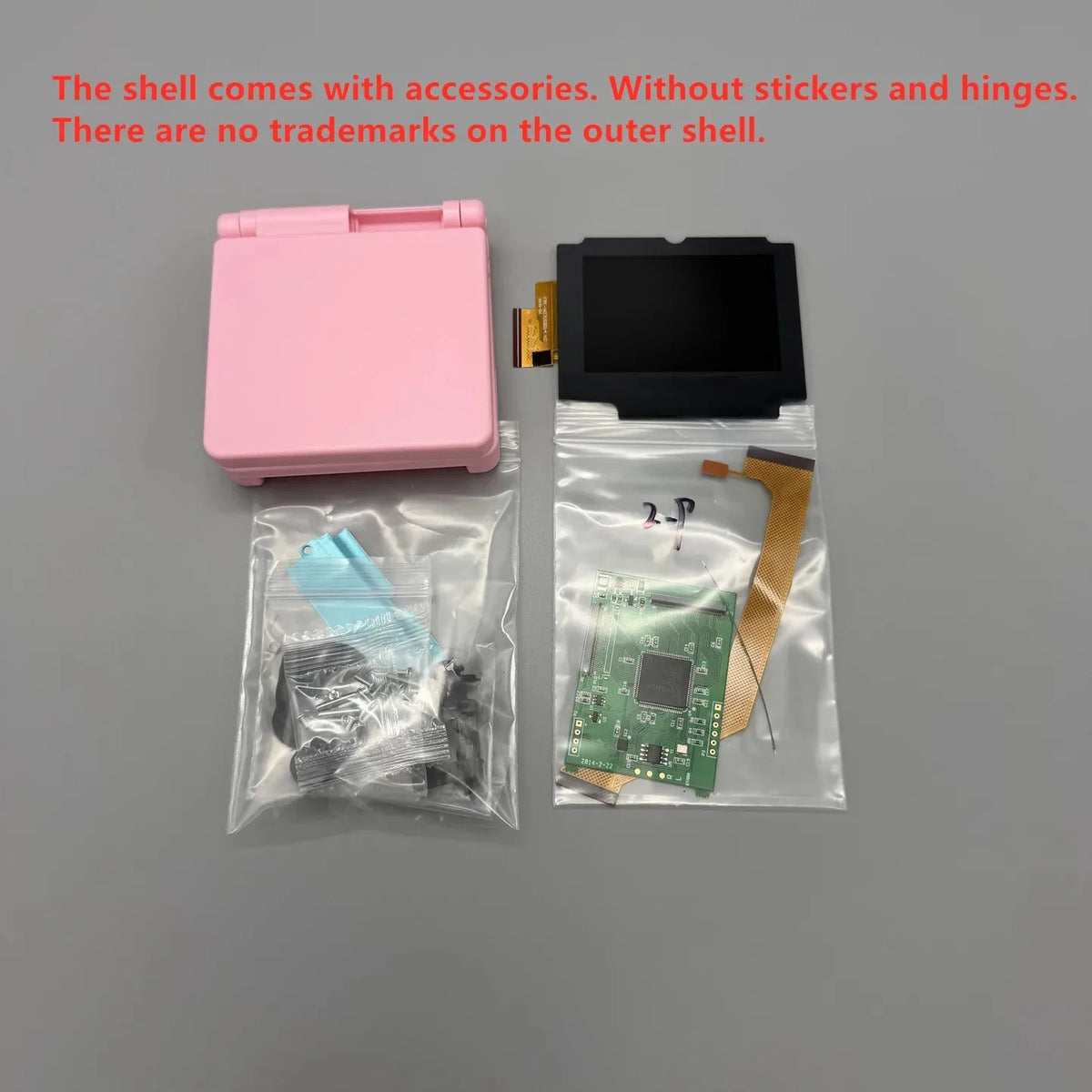 2026 New GBASP IPS LCD 2.9" IPS High Brightness LCD and Shell Kit for Gameboy Advance SP