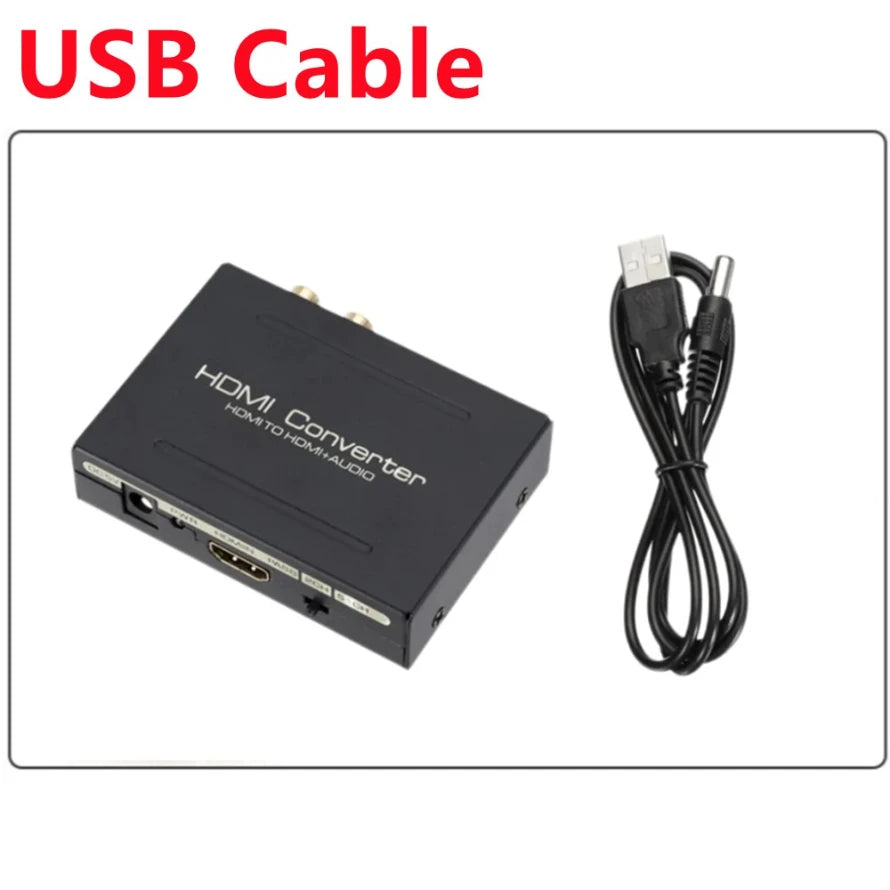 HDMI Audio Extractor with Optical SPDIF and Stereo Output