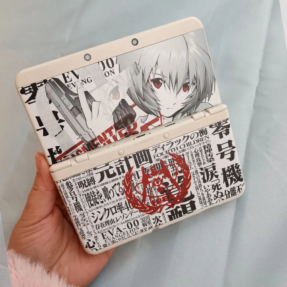 For Nintendo Game Handheld Protective Case New 3ds Replacement Shell Anime Themed Ae Cover Custom Game Controller Accessories
