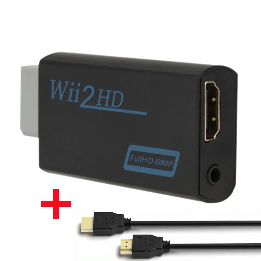 Wii to HDMI Converter Adapter with 720p or 1080p Output