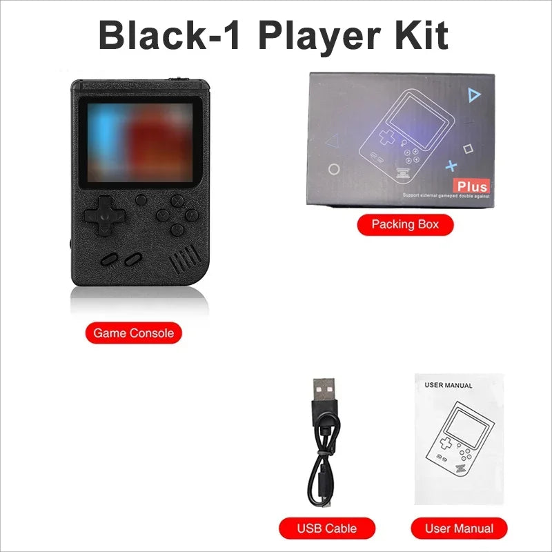 Handheld Game Players Retro Handheld Game Console Built-in 400 FC Games 3.0 Inch LCD Screen Video Game Player Kids Boys Gift