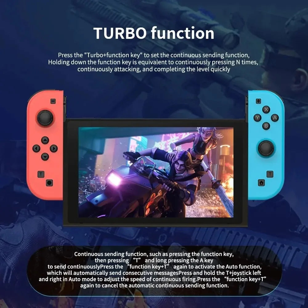 KIPADOG Wireless Controller for Switch OLED Lite, Dual Vibration