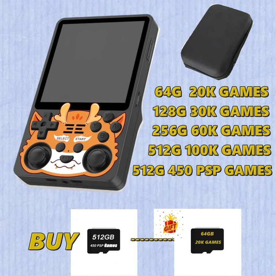POWKIDDY RGB20SX Retro Handheld Console, 4.0-Inch IPS, Linux