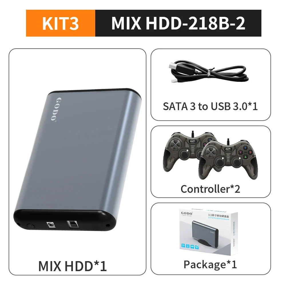 Hyper Base Mix 6TB Game HDD with 65000+ Games for Windows PC