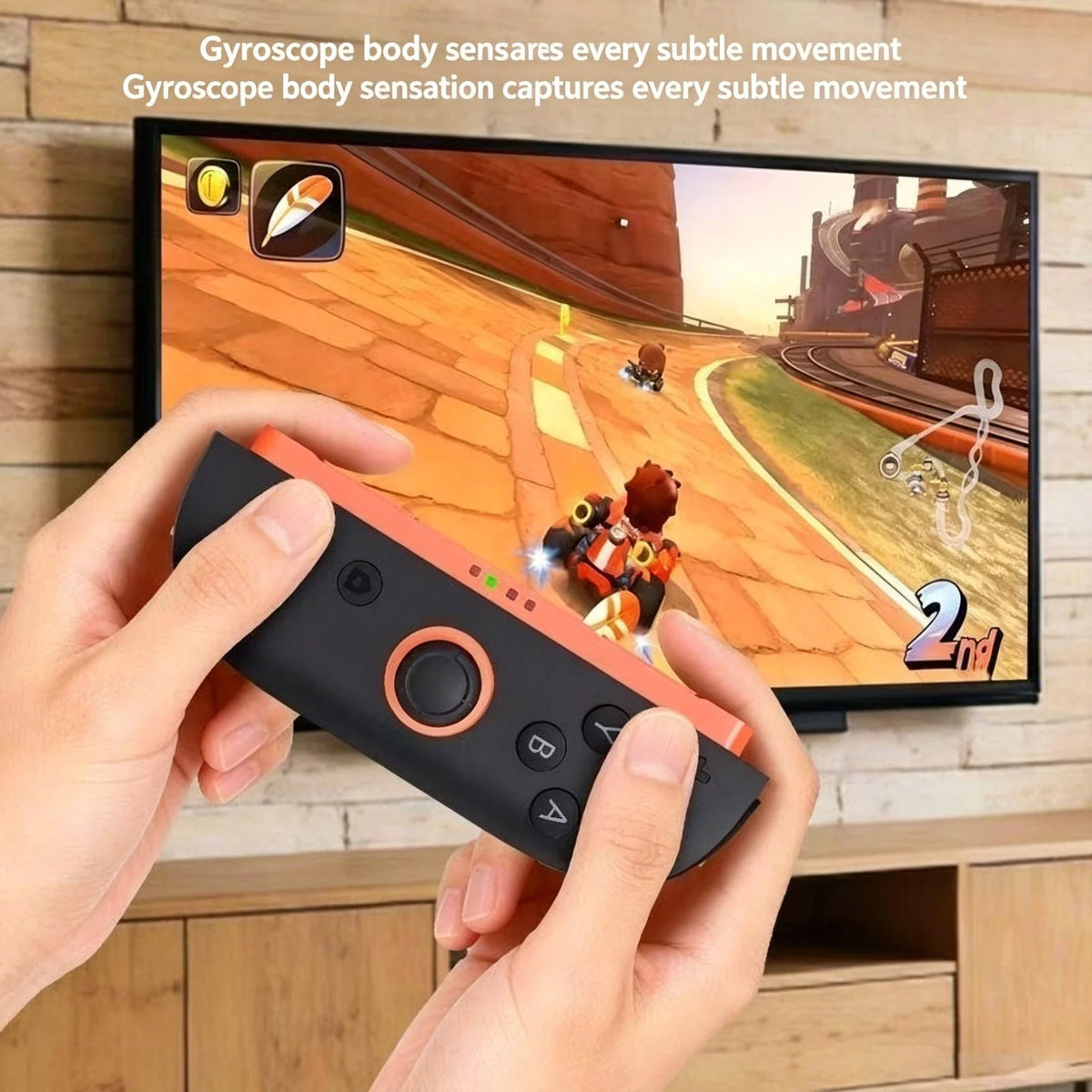 Wireless Joy-Con Style Controller Pair for Switch 2, Gyro