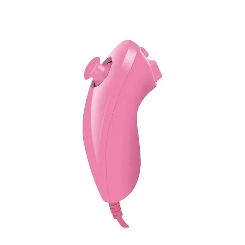 1pcs Left Hand Curved Game Handle Controller Nunchuk for Nintendo Wii Gamepad Nunchuck Game Controller Joystick for Nintend Wii