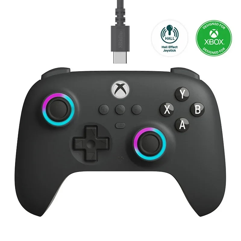 8BitDo Ultimate C Wired Xbox Controller with RGB Fire Ring