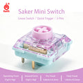 Kailh Hitbox Keyboard Switch 1353 Saker Mini Low Profile Silent Linear Creamy Switches 37gf For DIY Gaming Mechanical Keyboard