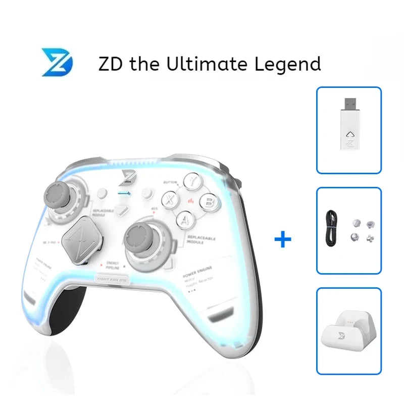 ZD Ultimate Modular Wireless Controller for Switch, PC, Phone