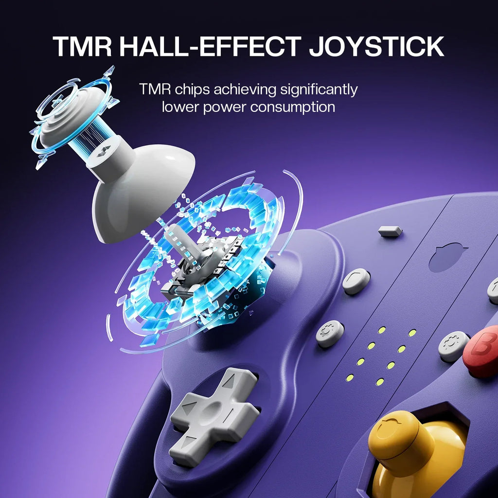 NYXI Wizard 2 White Special Edition TMR Gamepad, Switch/NGC