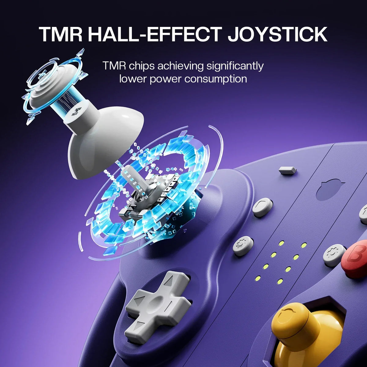 NYXI Wizard 2 White Special Edition TMR Gamepad, Switch/NGC