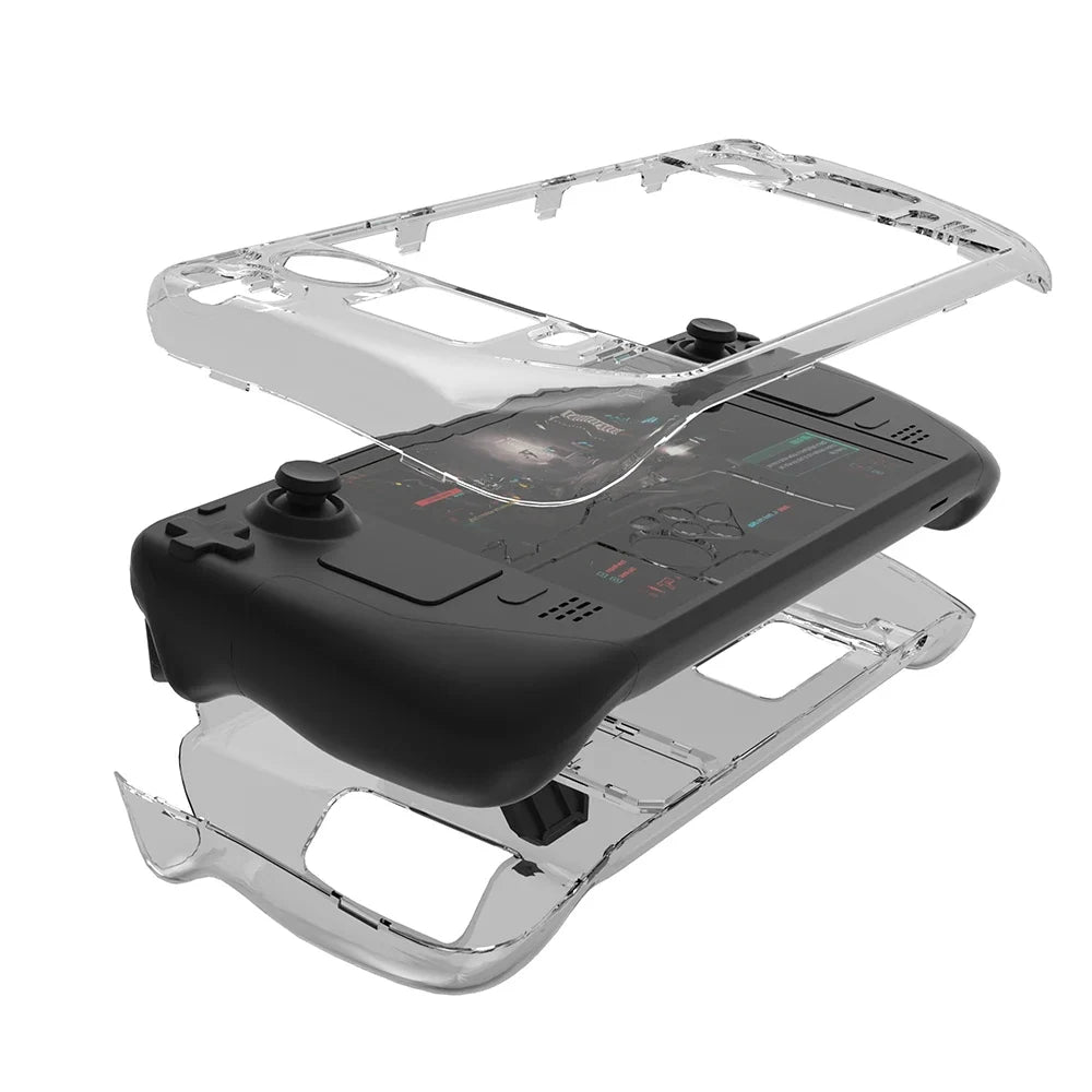 1 PC For Steam Deck Colorful Protective Case For Steam Deck Oled PC Material Protective Case With Stand Game Console Parts