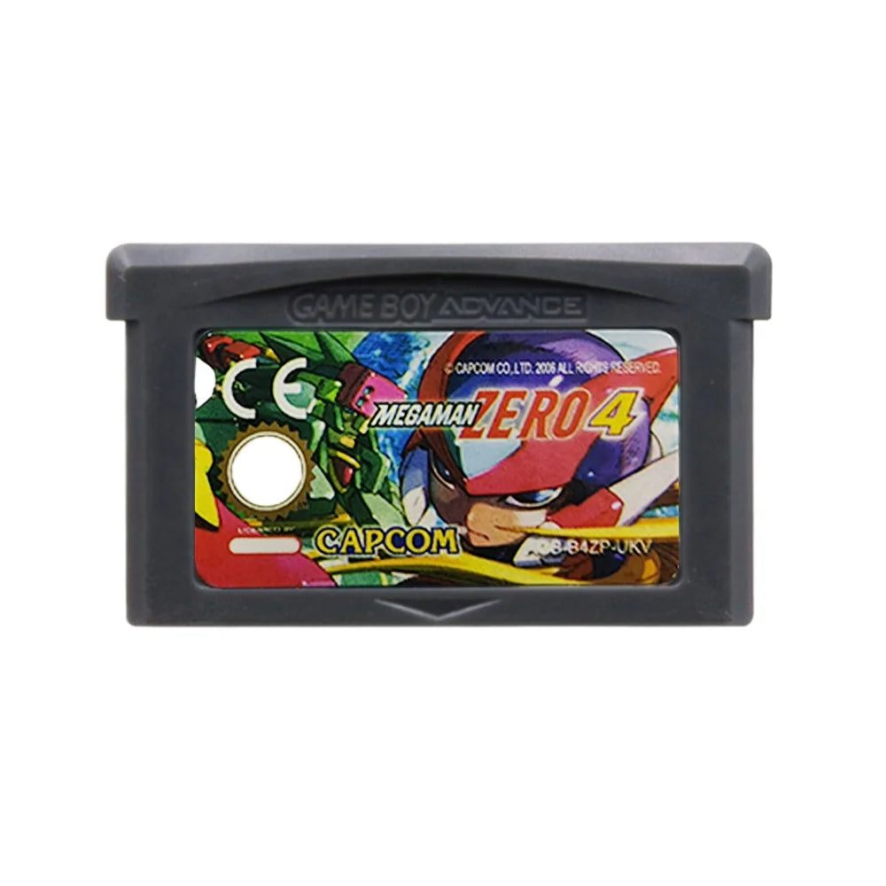 Mega Man GBA Games Cartridge 32 Bit Video Game Console Card Mega Man Zero 1 2 3 4 Red Sun Blue Moon for GBA SP