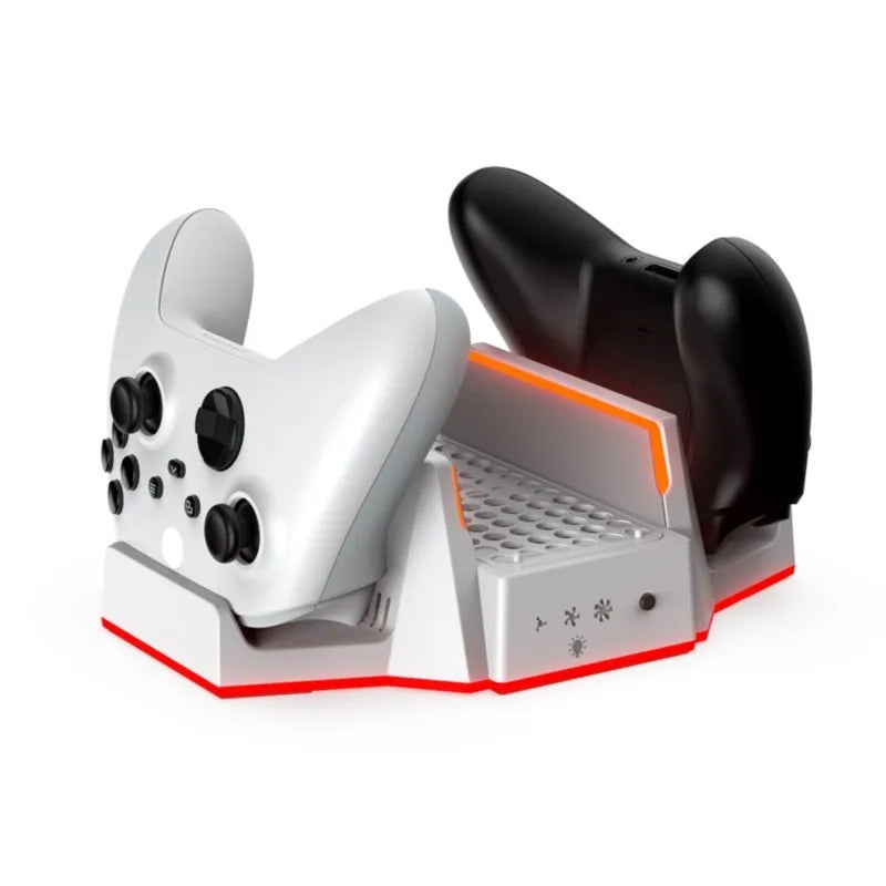 11A68Z Dual Controller Charging For S Compatible, Console Cooling Stand With Cooling Fans- TYX-0663D Multifunctional Chargi