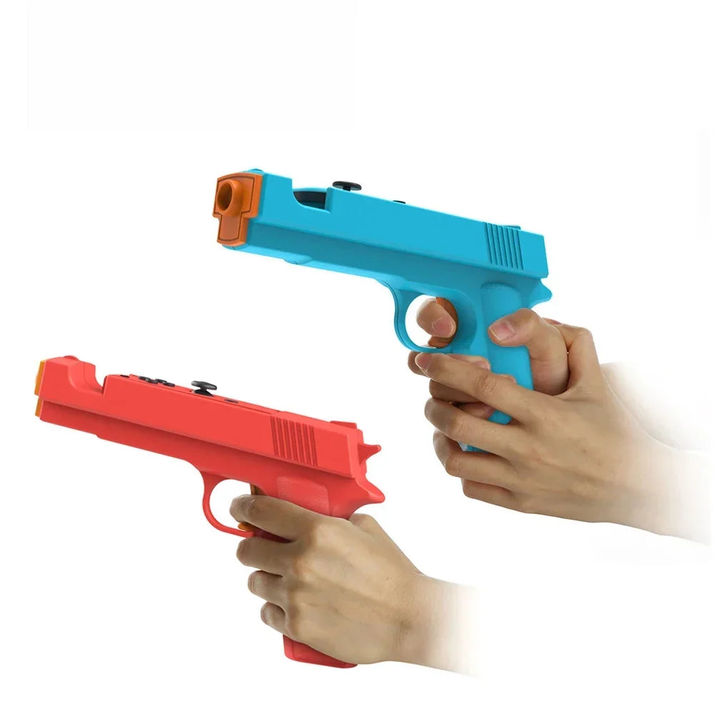 2 PCS Nintendo Switch Gun Grips for NS OLED, Shooting Games