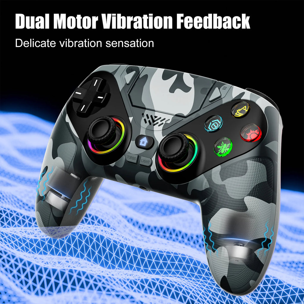 Wireless Controller for PS5 with Hall Effect Triggers