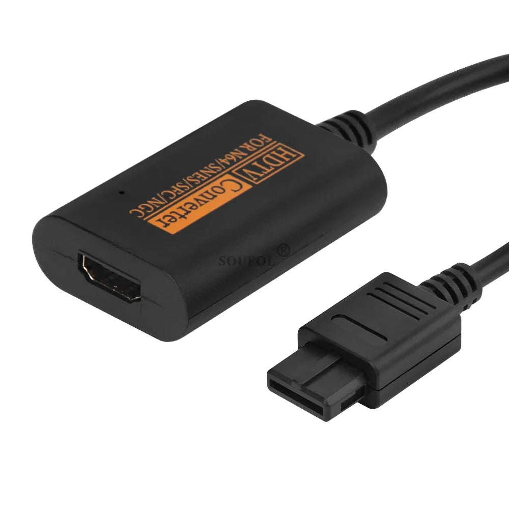 N64, GameCube, SNES to HDMI Converter, Up to 1080p Output