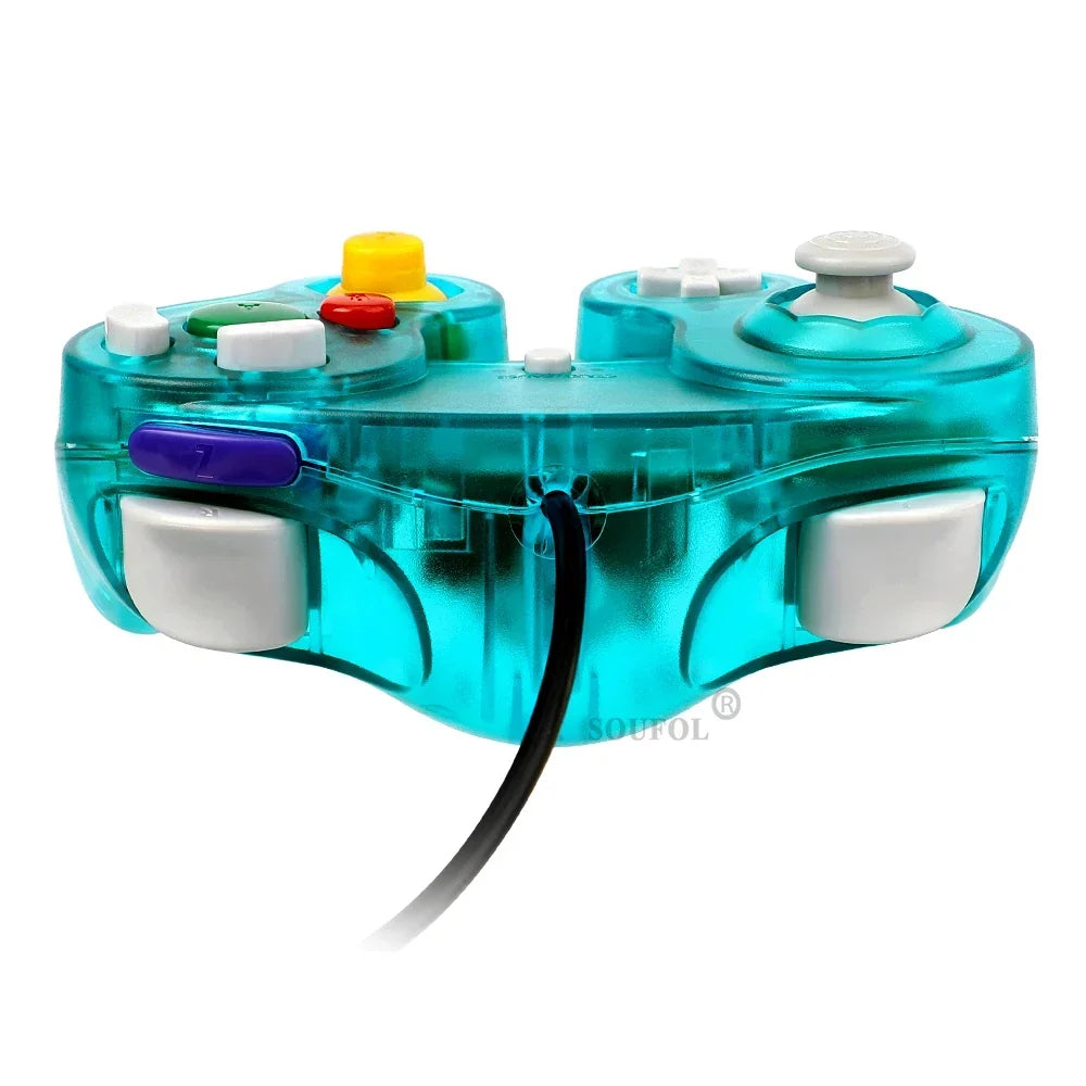 GameCube Transparent Wired Controller Gamepad, 1.5M Cable
