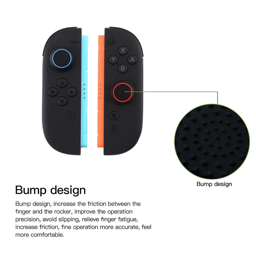 10PCS ThumbSticks Grips Caps for Nintendo Switch 2 JoyCon 2 Silicone Luminous Joystick Caps Thumb Stick Cover Accessory Parts