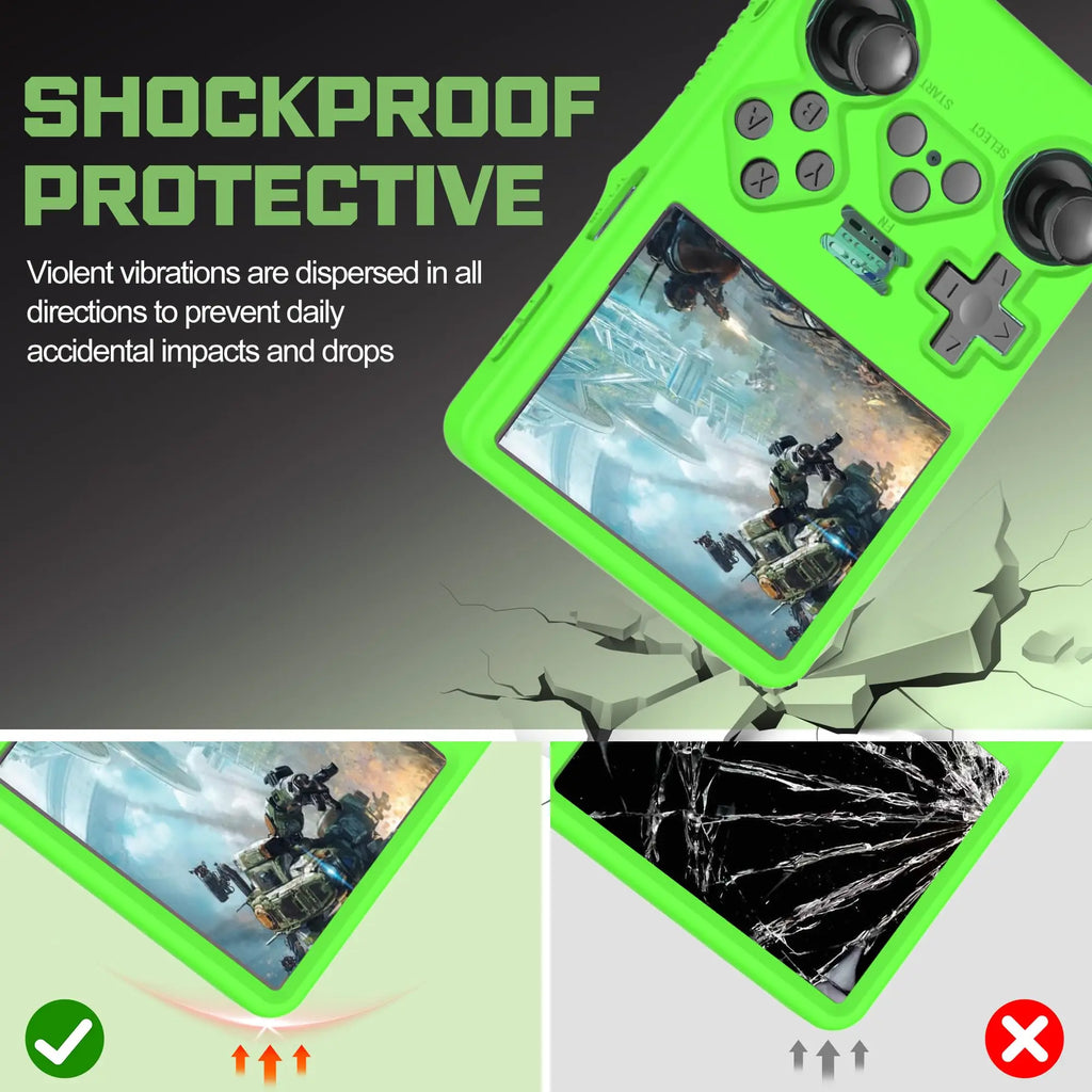 Case for R36S Silicone Soft Protective Cover R36S Anti-Scratch / Shockproof / Washable Protector Game Console Accessories